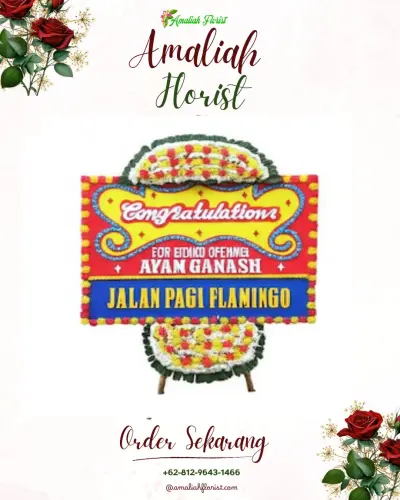 Bunga Papan Congratulation di Sitamiang Baru